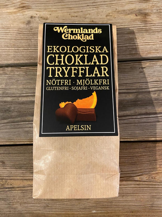 Ekologiska Chokladtryfflar Apelsin